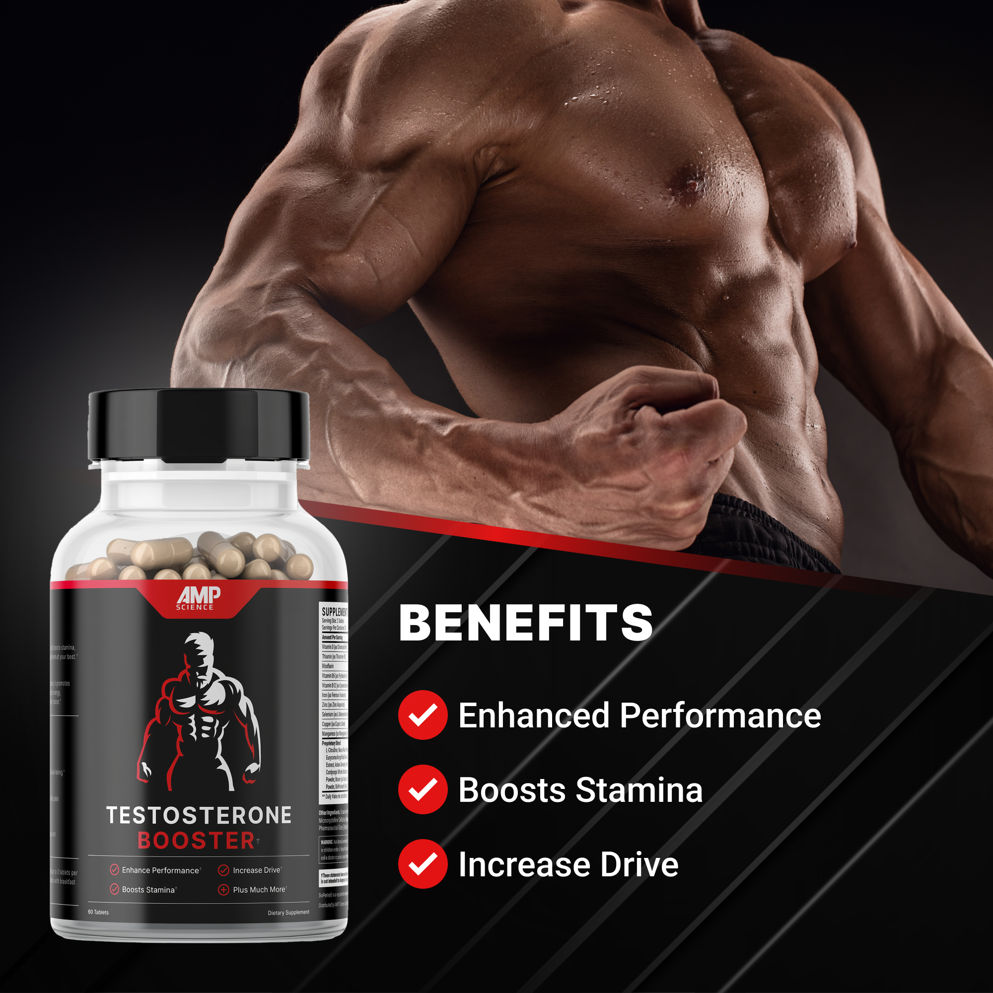 Amp Science® Testosterone Booster